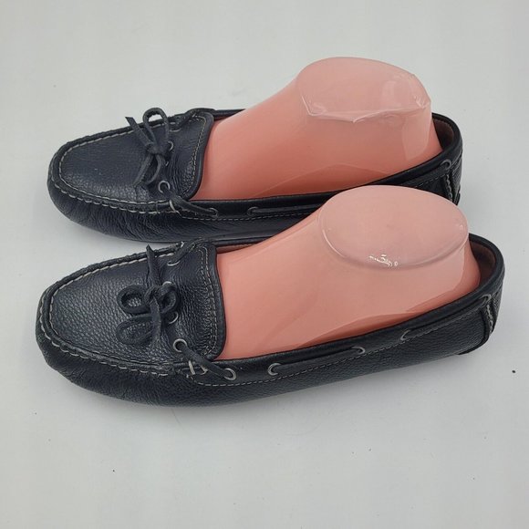 ABEO BioSystem Marilee Slip-on Driving Loafers Black Leather Comfort Shoe 8.5N - Picture 4 of 10